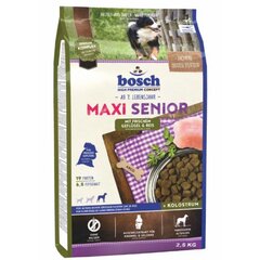 Bosch Maxi Senior vanhemmille suurirotuisille koirille, siipikarja ja riisi, 2,5 kg hinta ja tiedot | Koiran kuivaruoka | hobbyhall.fi