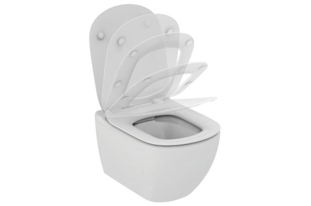 Seinään asennettava wc-istuin Ideal Standard Tesi AquaBlade hitaasti sulkeutuvalla kannella hinta ja tiedot | WC-istuimet | hobbyhall.fi