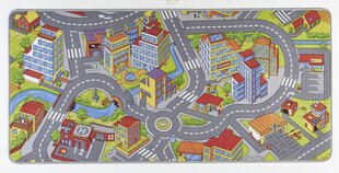 Lastenhuoneen matto Hanse Home Play Smart City 160x240 cm, harmaa hinta ja tiedot | Isot matot | hobbyhall.fi