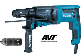 Perforaattori Makita SDS-plus HR2631FT, 800 W hinta ja tiedot | Iskuporakoneet | hobbyhall.fi