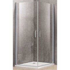 Suorakaiteen muotoinen suihkukaappi P1222 80 x 80, läpinäkyvä, ilman allasta hinta ja tiedot | Suihkukaapit ja suihkunurkat | hobbyhall.fi