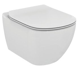 Seinälle asennettava wc-istuin kehyksellä. Sarja sisältää wc-istuimen Prosys 120M Ideal Standard Tesi AquaBlade hitaasti sulkeutuvalla kannella ja piilotetulla järjestelmällä, sekä kromatun wc-istuimen painikkeen. Koodi R030501 hinta ja tiedot | WC-istuimet | hobbyhall.fi