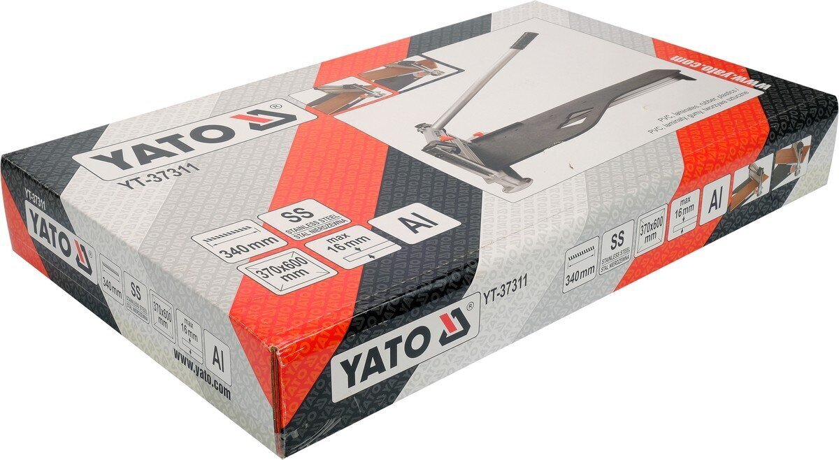 Giljotiini, laminaatille 340 mm Yato (YT-37311) hinta ja tiedot | Käsityökalut | hobbyhall.fi