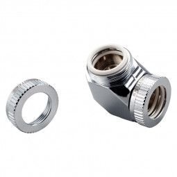 PHANTEKS Glacier Hard-Tube connector 2x 16mm 90 deg Chromium (PH-A90_CR_16) hinta ja tiedot | Vesijäähdytystarvikkeet | hobbyhall.fi