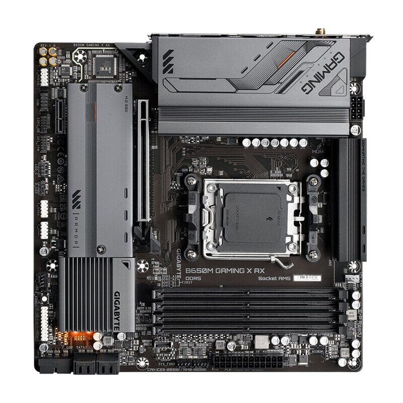 Gigabyte B650M GAMING X AX 1.1 M/B Processor family AMD hinta ja tiedot | Emolevyt | hobbyhall.fi