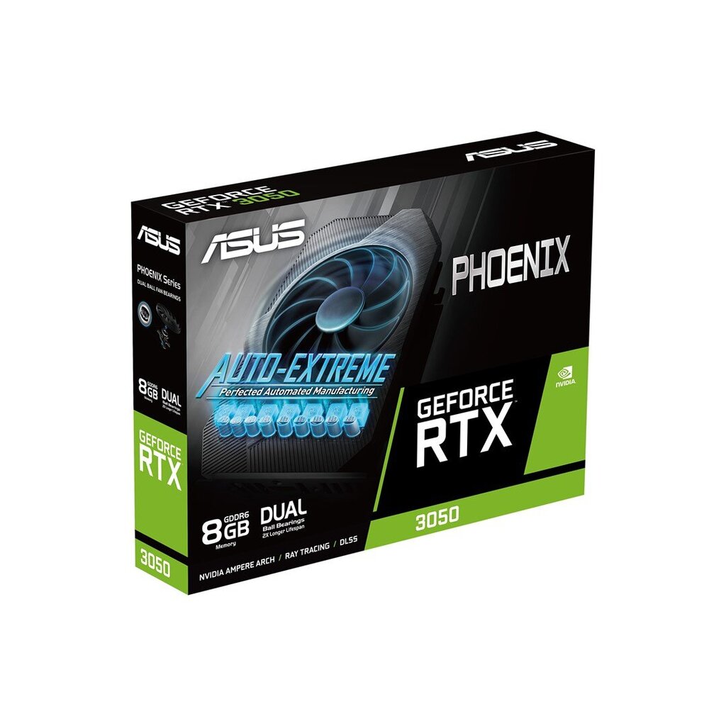 Asus Phoenix GeForce RTX 3050 V2 8GB GDDR6 hinta ja tiedot | Näytönohjaimet | hobbyhall.fi