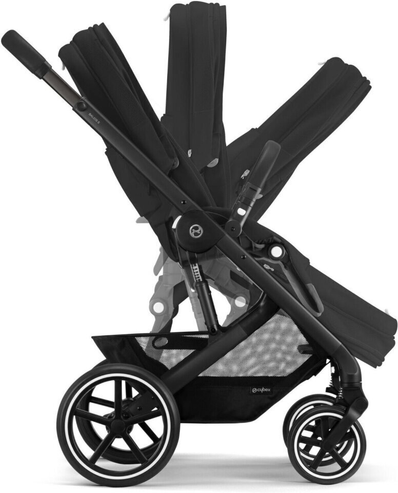 Cybex-rattaat Balios S Lux Moon Black hinta ja tiedot | Vaunut ja rattaat | hobbyhall.fi