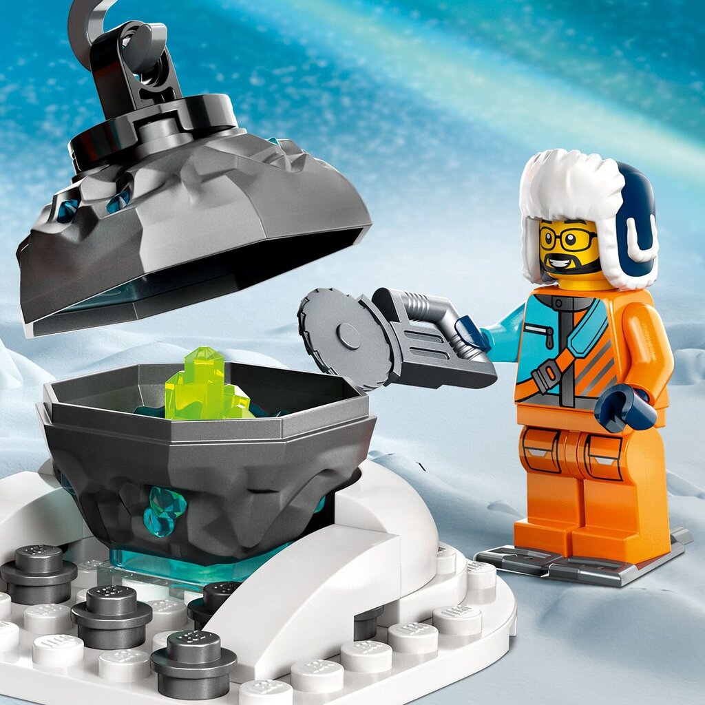 60378 LEGO® City Arktinen tutkimusmatkailija, kuorma-auto ja mobiililaboratorio hinta ja tiedot | LEGOT ja rakennuslelut | hobbyhall.fi
