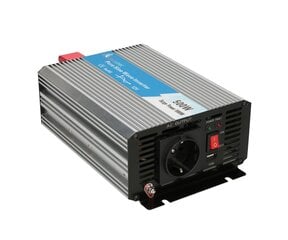 Auton jännitteenmuunnin Extralink OPIP-500W 12 V hinta ja tiedot | Sähköiset lisätarvikkeet | hobbyhall.fi