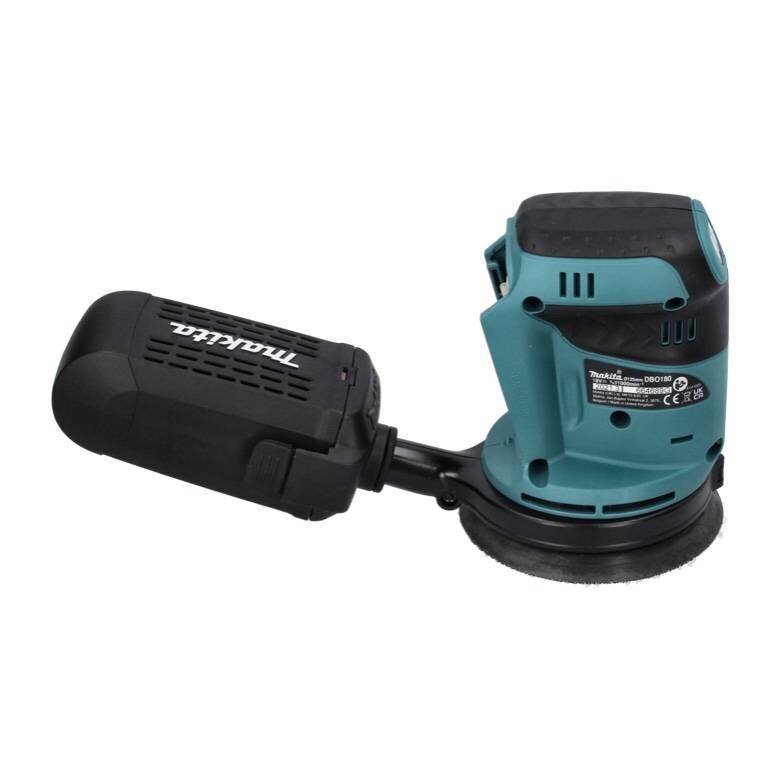 Epäkiskohiomakone Makita DBO 180 Z 18 V 125 mm + 2x Toolbrothers TURTLE hiomasarja - ilman akkua. ilman laturia hinta ja tiedot | Hiomakoneet | hobbyhall.fi