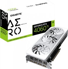 Gigabyte GeForce RTX 4060 Ti AERO OC GV-N406TAERO OC-16GD 1.0 hinta ja tiedot | Näytönohjaimet | hobbyhall.fi