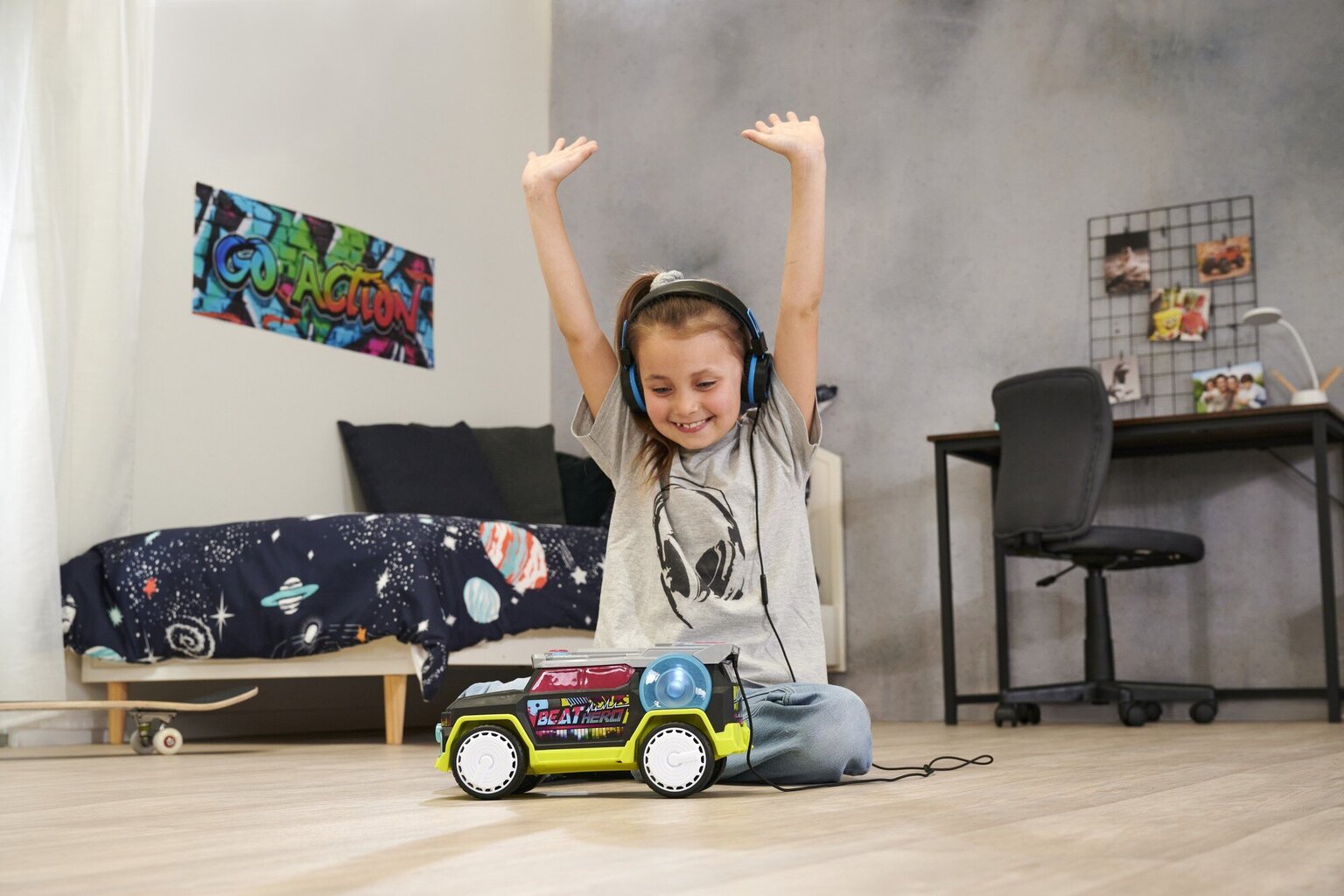 Interaktiivinen auto Dj Streets' N Beatz Beat Hero hinta ja tiedot | Poikien lelut | hobbyhall.fi