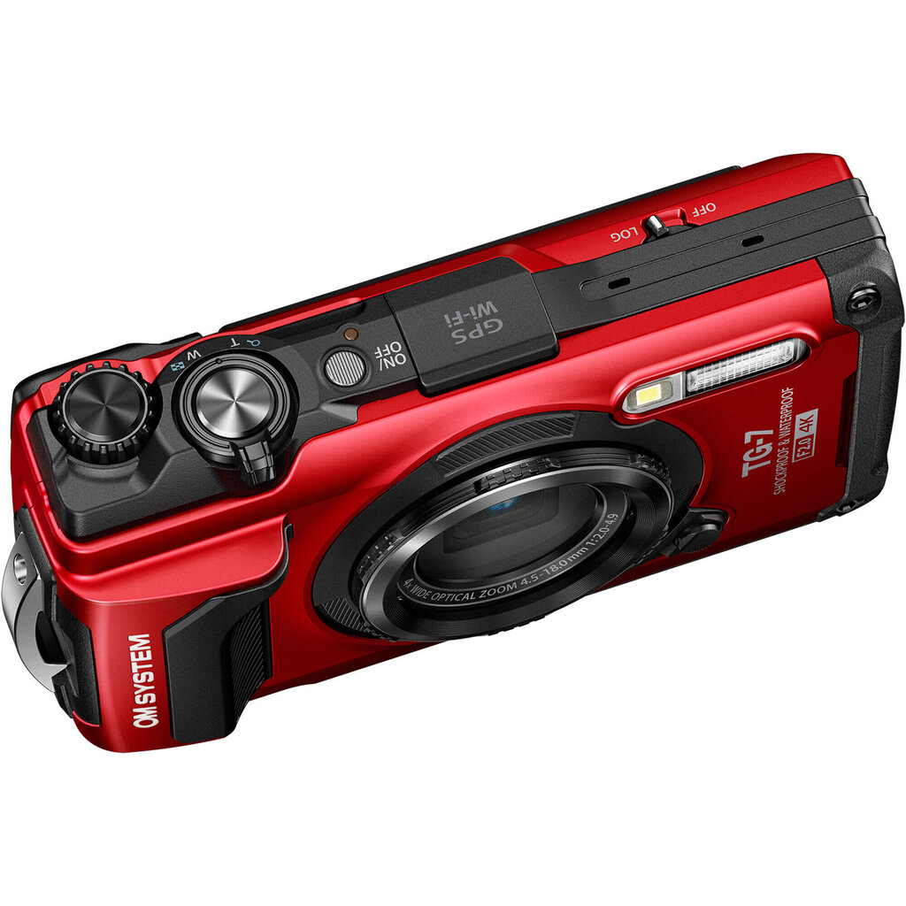 Olympus OM System Tough TG-7 red hinta ja tiedot | Kamerat | hobbyhall.fi