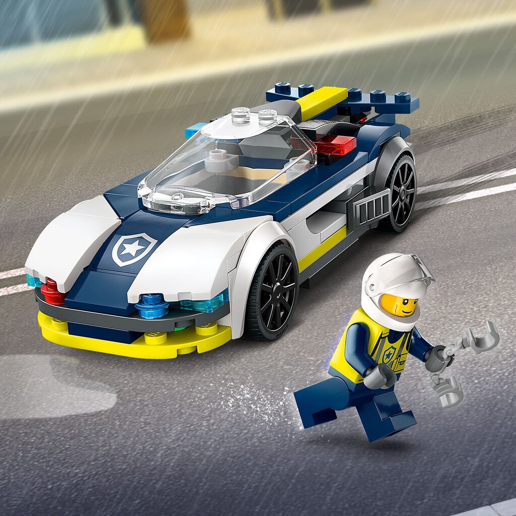 60415 LEGO® City Poliisiauto ja muskeliauton takaa-ajo hinta ja tiedot | LEGOT ja rakennuslelut | hobbyhall.fi