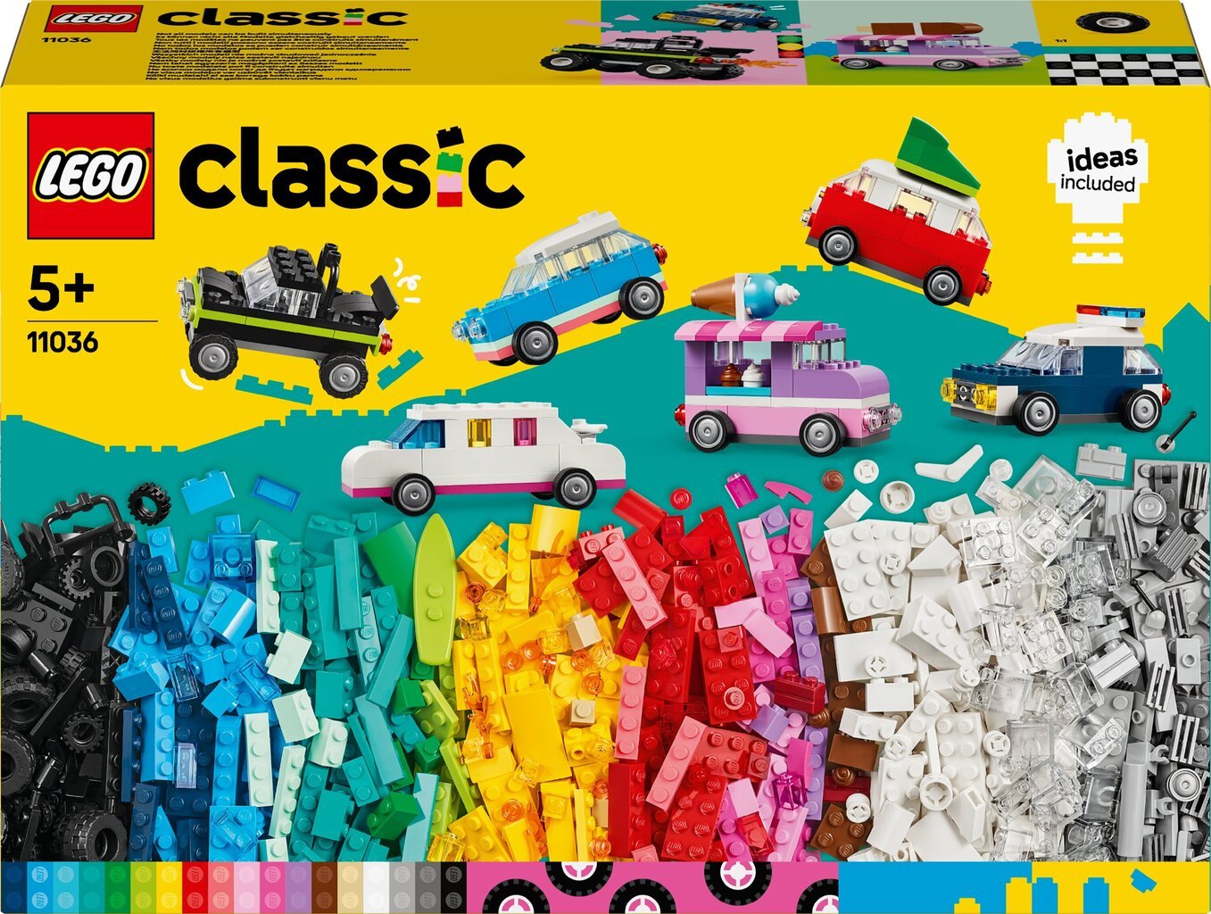 Ajoneuvot 11036 Lego® Classic Creative Cars hinta ja tiedot | LEGOT ja rakennuslelut | hobbyhall.fi