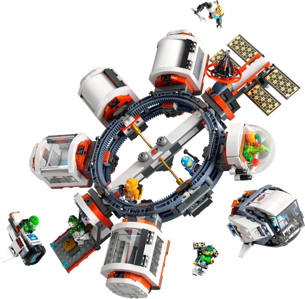 Modulaarinen avaruusasema 60433 LEGO® City Space Station hinta ja tiedot | LEGOT ja rakennuslelut | hobbyhall.fi