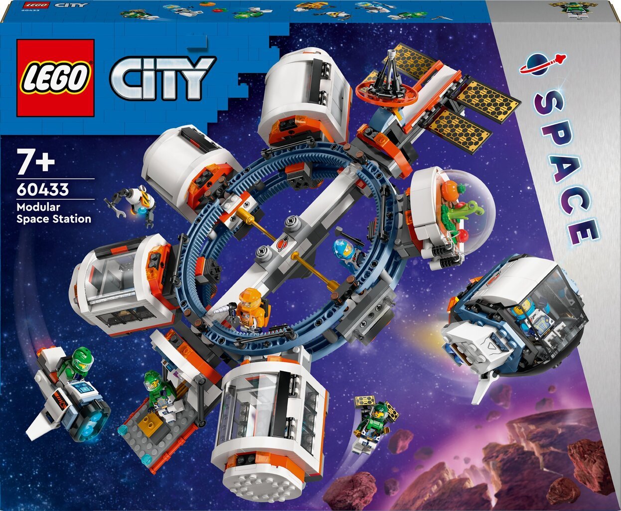 Modulaarinen avaruusasema 60433 LEGO® City Space Station hinta ja tiedot | LEGOT ja rakennuslelut | hobbyhall.fi