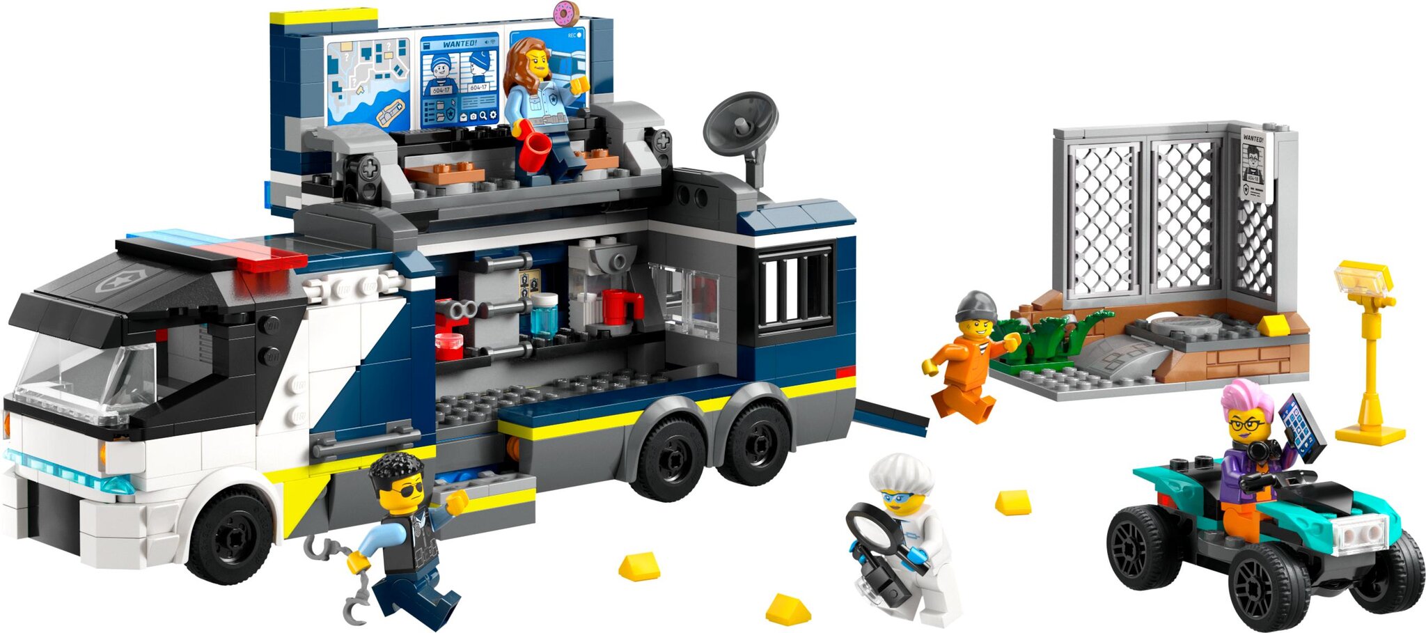 60418 LEGO® City Poliisin rikoslaboratorioauto hinta ja tiedot | LEGOT ja rakennuslelut | hobbyhall.fi