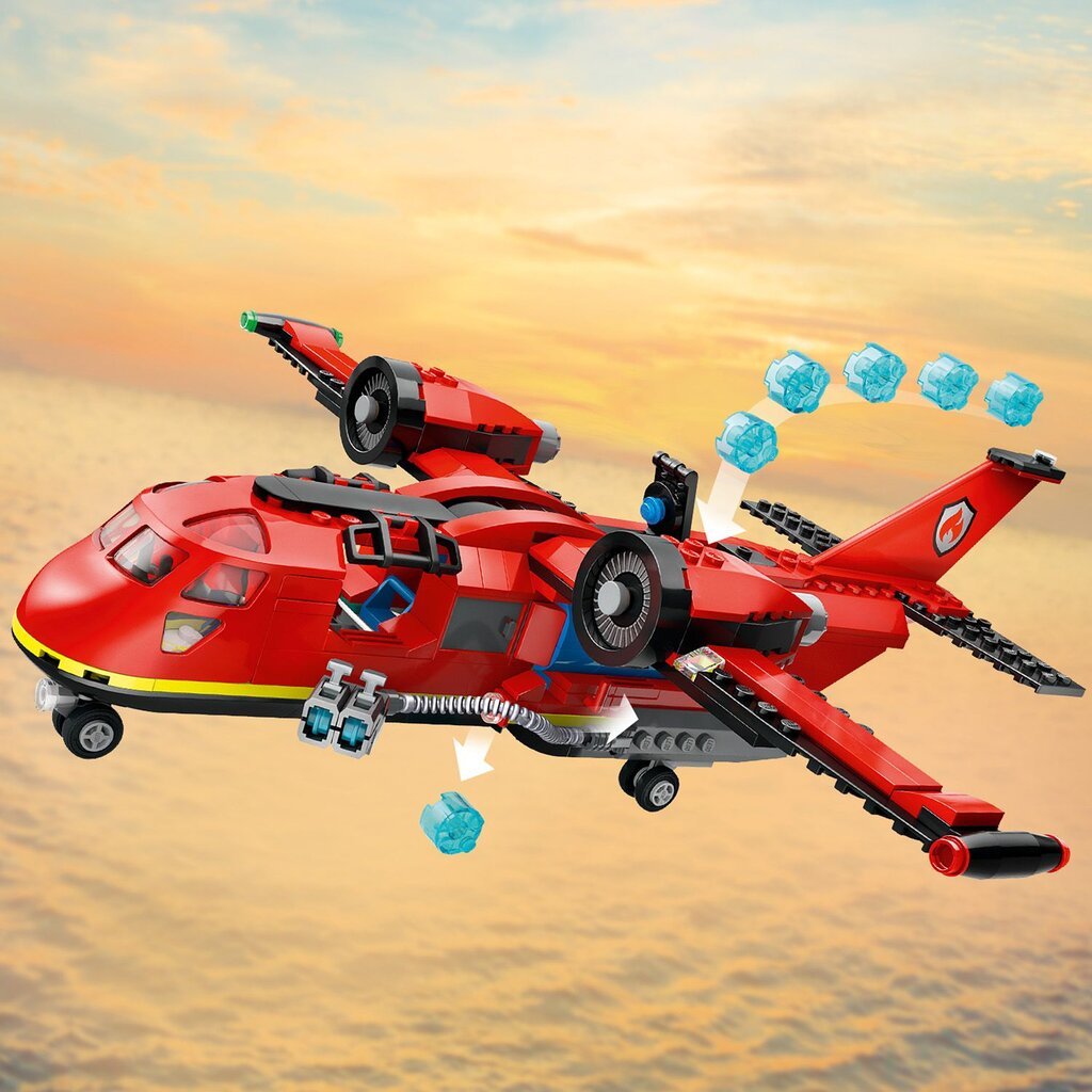 60413 Lego® City Palokunnan pelastuslentokone hinta ja tiedot | LEGOT ja rakennuslelut | hobbyhall.fi