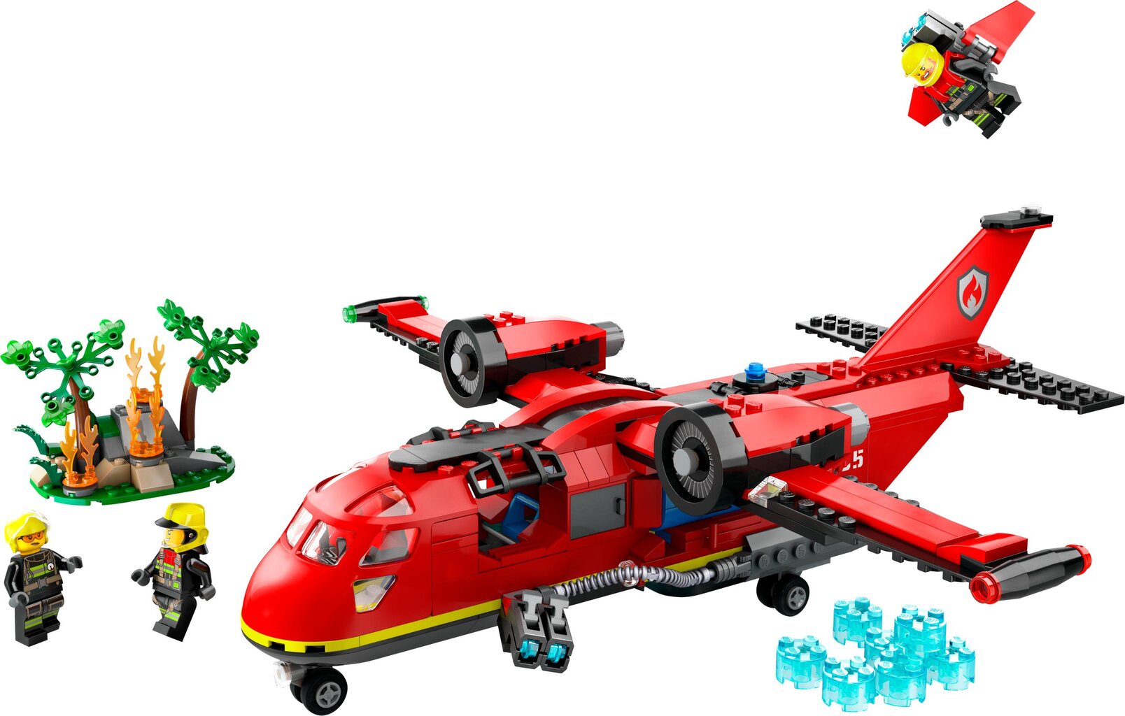 60413 Lego® City Palokunnan pelastuslentokone hinta ja tiedot | LEGOT ja rakennuslelut | hobbyhall.fi