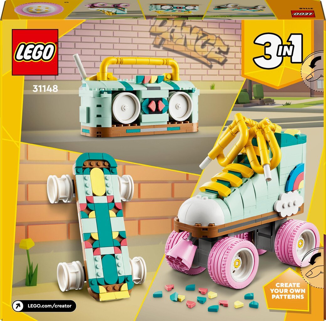 31148 LEGO® Creator Retro rullaluistin hinta ja tiedot | LEGOT ja rakennuslelut | hobbyhall.fi