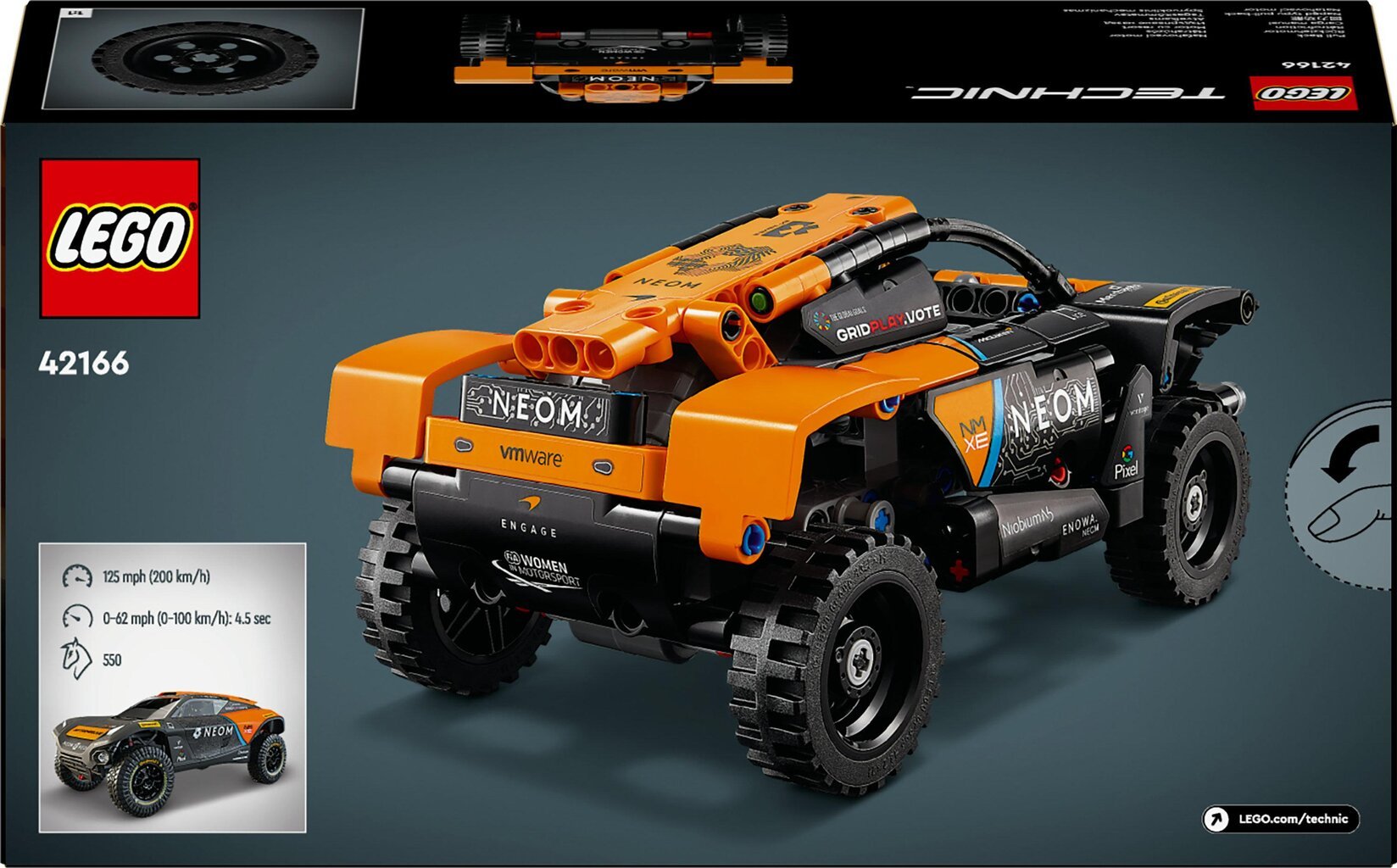 42166 Lego® Technic NEOM McLaren Extreme E -kilpamaasturi hinta ja tiedot | LEGOT ja rakennuslelut | hobbyhall.fi