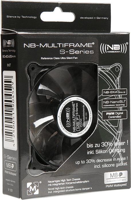 Noiseblocker Multiframe M8-P hinta ja tiedot | Tietokoneen tuulettimet | hobbyhall.fi