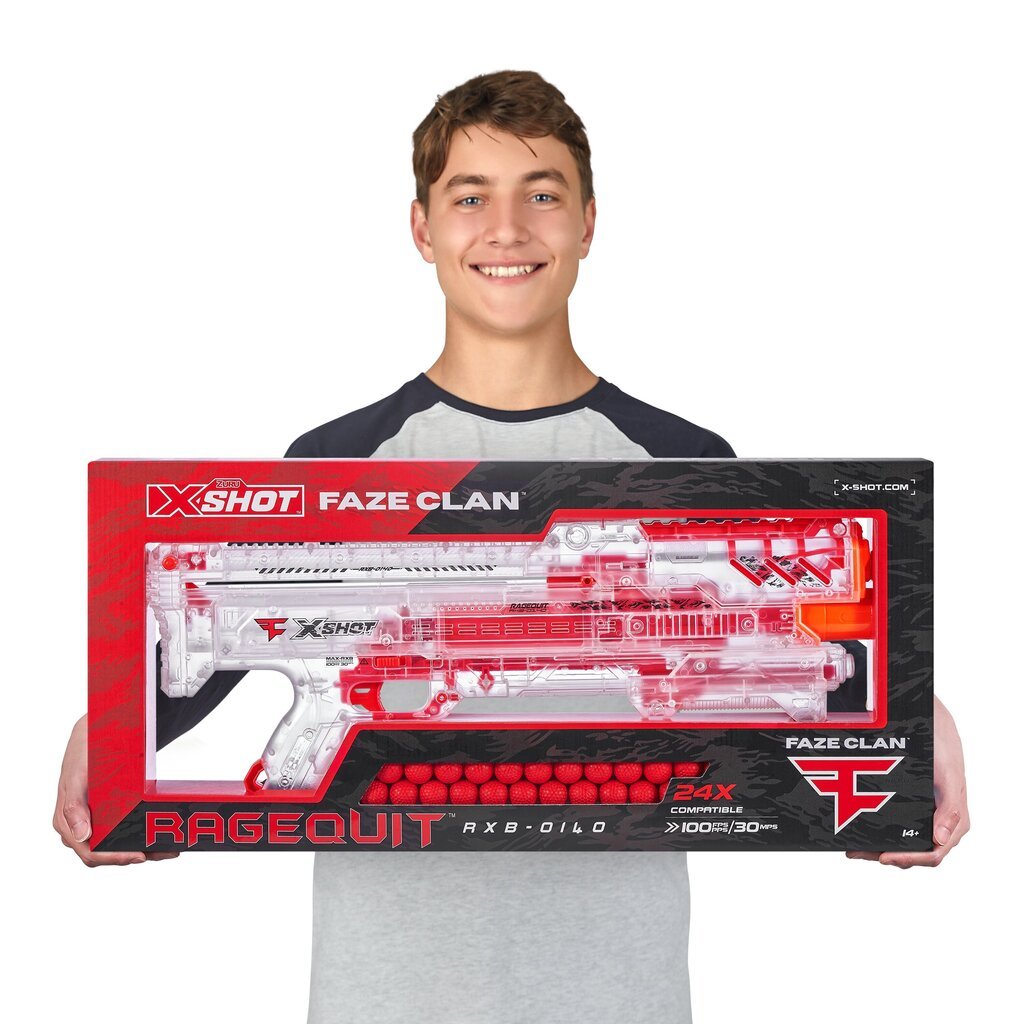 Leluase Chaos Faze Ragequit X-Shot, 36498 hinta ja tiedot | Poikien lelut | hobbyhall.fi