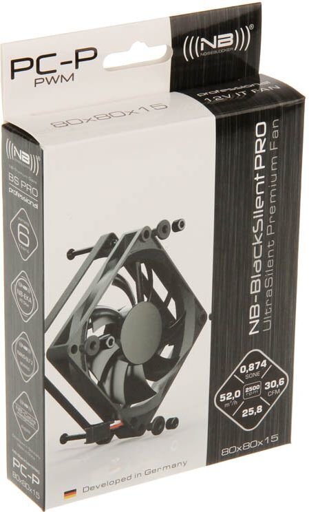 Noiseblocker BlackSilent Pro PC-P ITR-PC-P hinta ja tiedot | Tietokoneen tuulettimet | hobbyhall.fi