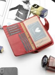 Nahkainen lompakko naisille Stevens vetoketjulla ja RFID-suojauksella hinta ja tiedot | Naisten lompakot | hobbyhall.fi