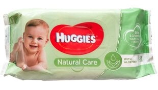 Kosteuspyyhkeet Huggies Natural Care 10x56 kpl hinta ja tiedot | Huggies Vauvan hoito | hobbyhall.fi