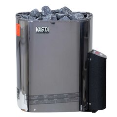 Vasta Sähkökiuas Blaze 6kw, teräs, kiinteä, 5-8m3 hinta ja tiedot | Kiukaat | hobbyhall.fi