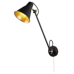 Searchlight Seinävalaisin Swing 6302BK hinta ja tiedot | Seinävalaisimet | hobbyhall.fi