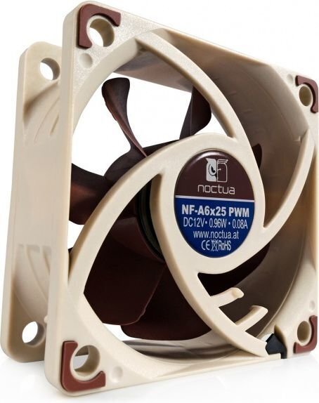 Noctua NF-A6x25-PWM hinta ja tiedot | Tietokoneen tuulettimet | hobbyhall.fi