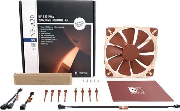 Noctua NF-A20 PWM hinta ja tiedot | Tietokoneen tuulettimet | hobbyhall.fi