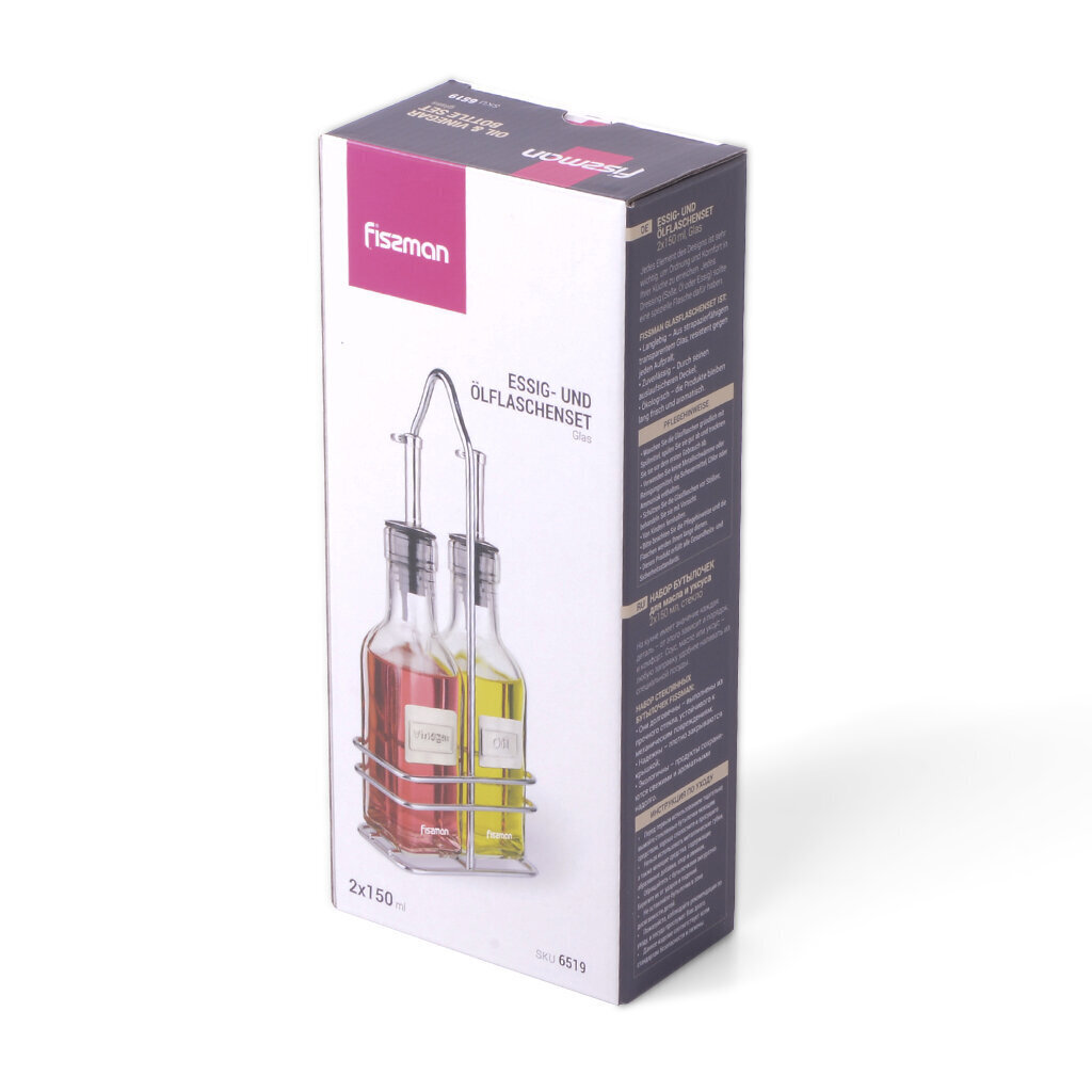 Fissman etikka- ja öljypullosetti, 2x150 ml hinta ja tiedot | Keittiövälineet | hobbyhall.fi