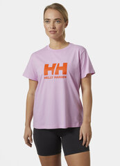 Helly Hansen naisten t-paita HH LOGO, vaaleanpunainen hinta ja tiedot | Naisten T-paidat | hobbyhall.fi