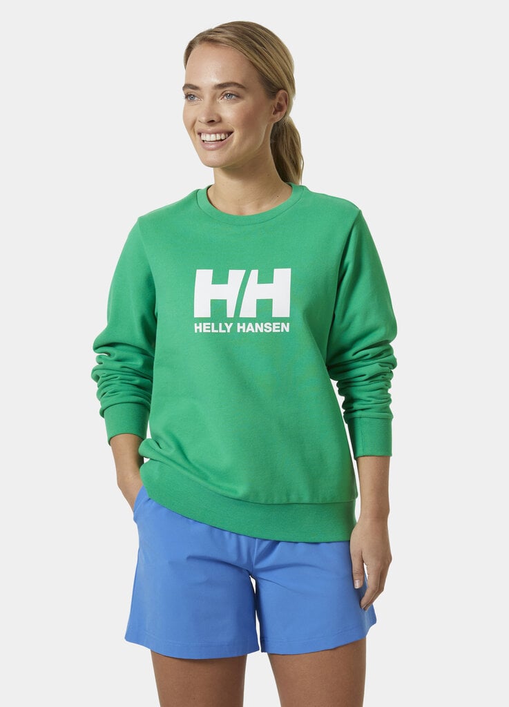 Helly Hansen naisten collegepaitaCREW, vihreä hinta ja tiedot | Naisten hupparit, collegepaidat ja villapaidat | hobbyhall.fi