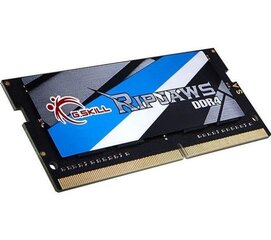 G.Skill Ripjaws DDR4 SODIMM 8GB 2400MHz CL16 (F4-2400C16S-8GRS) hinta ja tiedot | Muisti (RAM) | hobbyhall.fi