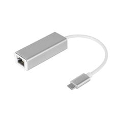 Sovitin USB C - RJ45 Kruger&Matz hinta ja tiedot | Kruger & Matz Tietokoneet ja pelaaminen | hobbyhall.fi