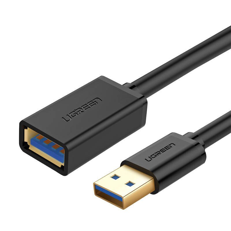 Ugreen kaapeli USB 3.0, 1 m (musta) hinta ja tiedot | Adapterit | hobbyhall.fi
