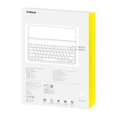 Baseus iPad 10.2 (2019/2020/2021) kotelo Brilliance BT 5.3 -näppäimistöllä hinta ja tiedot | Tietokonelaukut | hobbyhall.fi