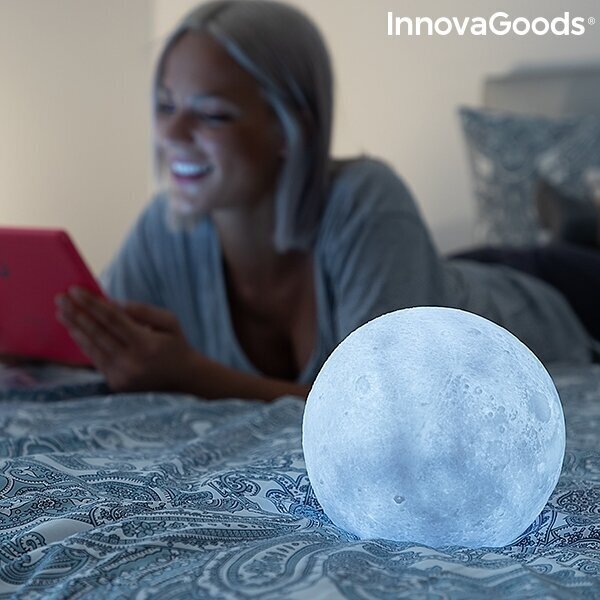 Ladattava LED-kuulamppu Moondy InnovaGoods hinta ja tiedot | Pöytävalaisimet | hobbyhall.fi