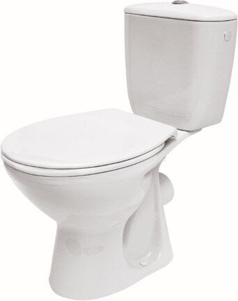 WC-istuin Cersanit Compact 640 hitaasti sulkeutuvalla kannella hinta ja tiedot | WC-istuimet | hobbyhall.fi