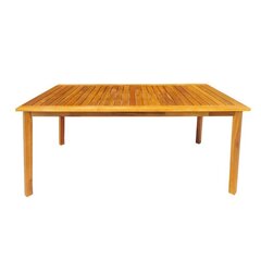 Pöytä FORTUNA 150x85xH75cm, akaasia hinta ja tiedot | Puutarhakalusteet | hobbyhall.fi