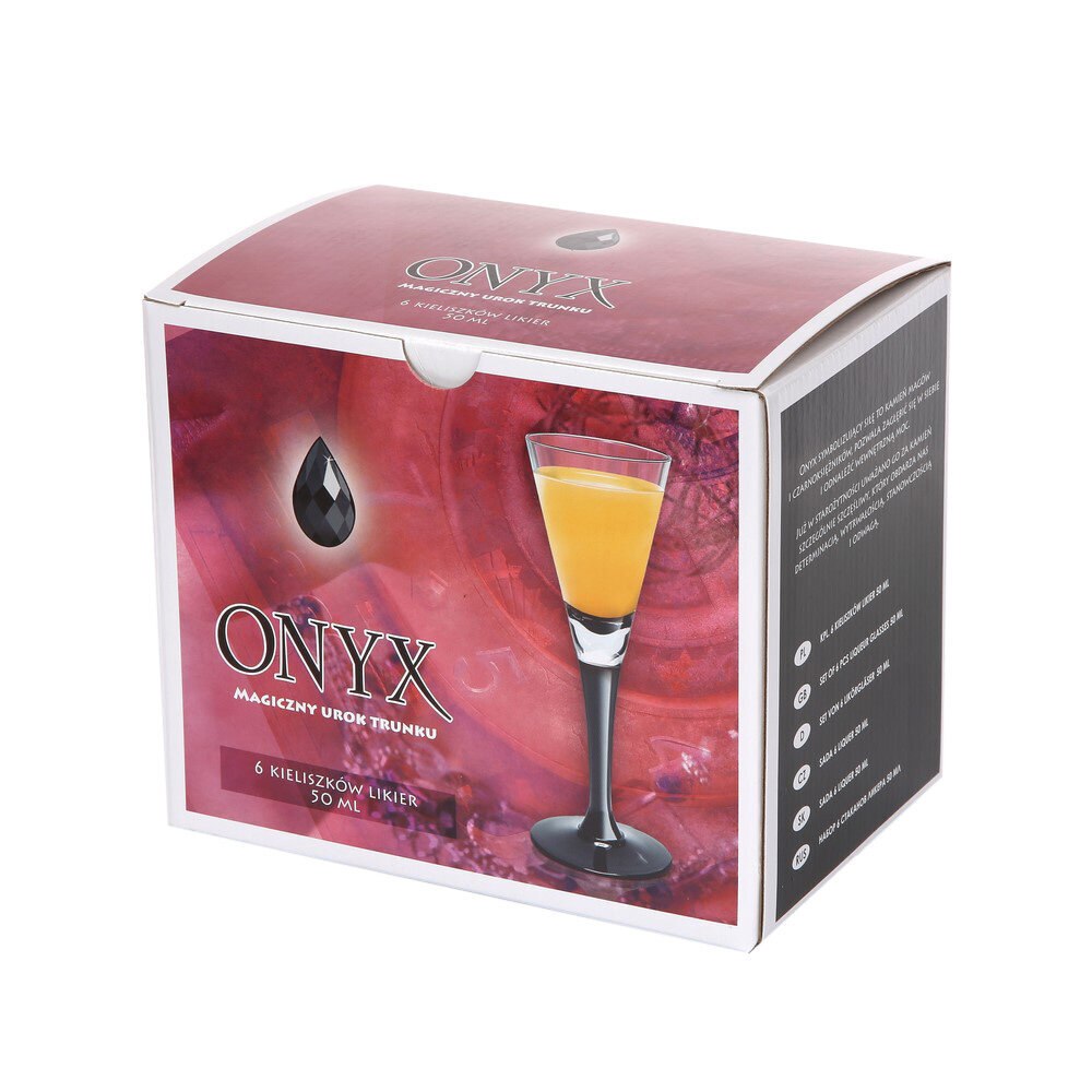 Onyx liköörilasit 6 kpl 50ml hinta ja tiedot | Lasit, mukit ja kannut | hobbyhall.fi