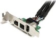 StarTech .com 3 Port 2b 1a 1394 Mini PCI Express FireWire Card Adapter MPEX1394B3 hinta ja tiedot | Ohjain- ja laajennuskortit | hobbyhall.fi