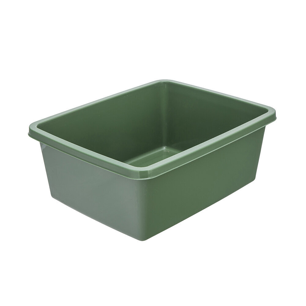 Laatikko 33,7x26,8cm 8l vihreä hinta ja tiedot | Siivoustarvikkeet | hobbyhall.fi