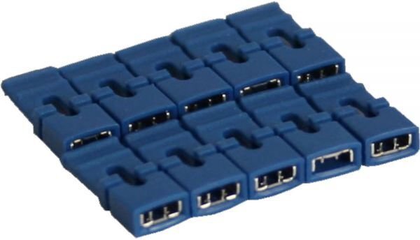 InLine Jumpers with flap 10 pcs for vintage PC / Server boards and interface cards (00075D) hinta ja tiedot | Komponenttien lisätarvikkeet | hobbyhall.fi