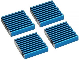 InLine RAM Heat Sink itseliimautuvat jäähdytyselementit 4kpl, sininen (33955H) hinta ja tiedot | InLine Tietokoneen komponentit | hobbyhall.fi